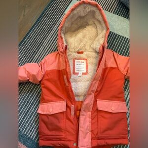 Carter's Vibrant Pink and Red Raincoat